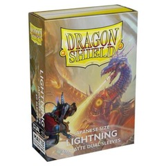 Dragonshield Japanese Size Lightning Matte Dual Sleeves - 60ct